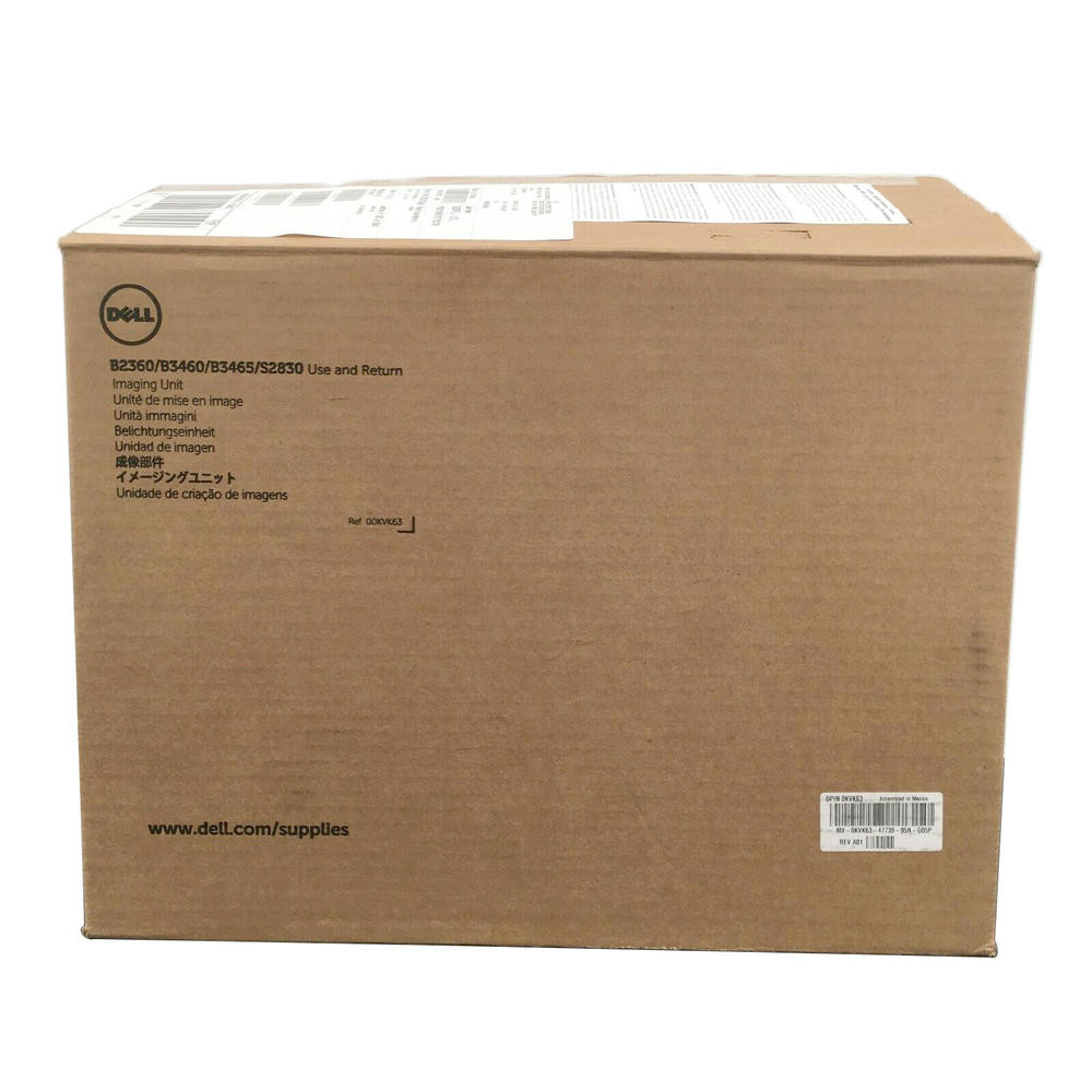 DLLKVK63 Dell KVK63 | Original Dell Drum Unit  Black ( DLL sku DLLKVK63