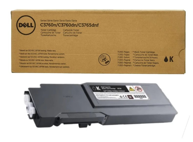 Photos - Ink & Toner Cartridge Dell 9F7XK | Original  Toner Cartridge - Black DLL9F7XK 