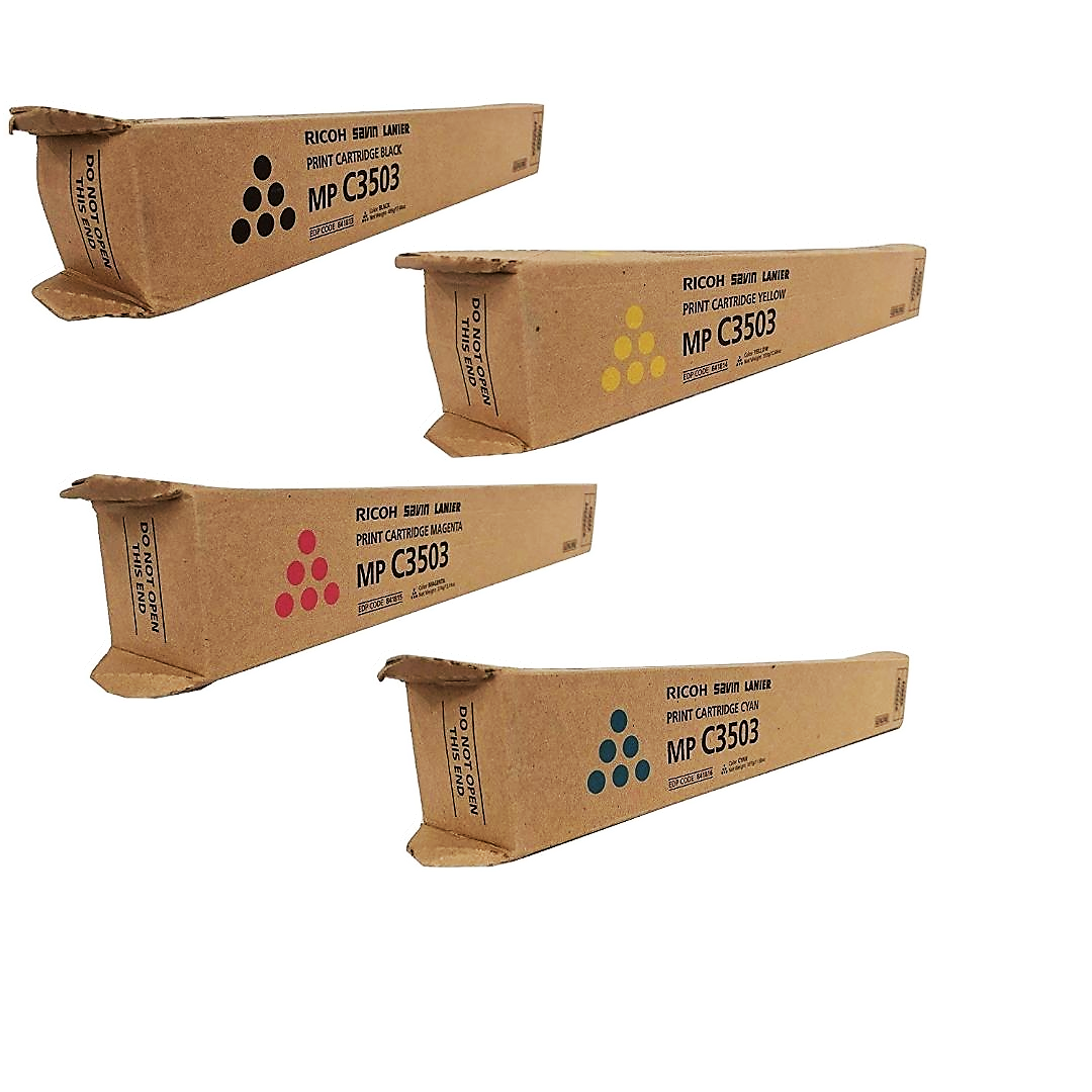Ricoh MP-C3503 Set | 841813, 841814, 841815, 841816 | Original Ricoh Toner Cartridge Set  Black, Color