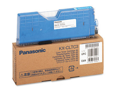 Photos - Ink & Toner Cartridge Panasonic KX-CLTC3 | Original  High-Yield Toner Cartridge Cyan PANKXCLTC3 