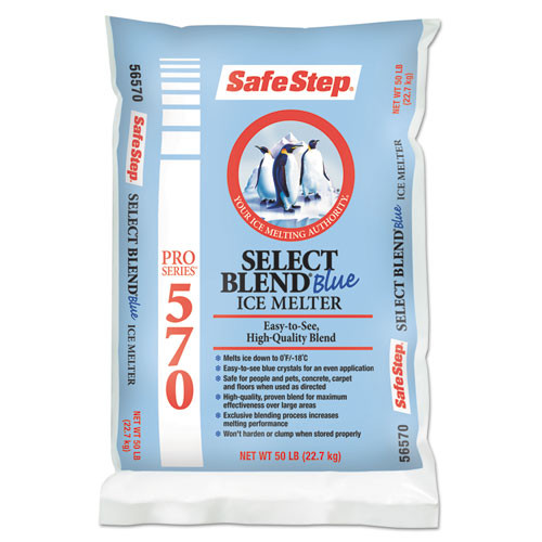 Safe Step Pro Select Blue Ice Melt, 50lb Bag, 49/carton ( NAS746726 )