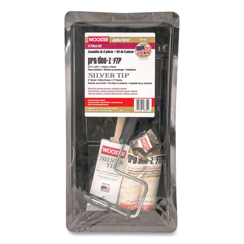 Wooster Jumbo-koter Professional Painters Kit, Five-piece 4.5 Mini-roller Set ( WBC0RR3960044 )