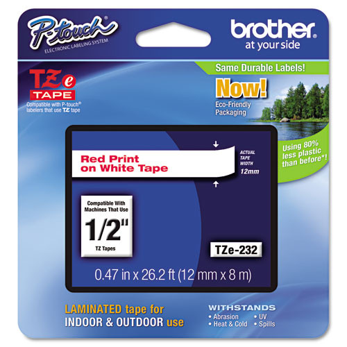 Photos - Other consumables Brother P-Touch Tze Standard Adhesive Laminated Labeling Tape, 0.47" X 26. 