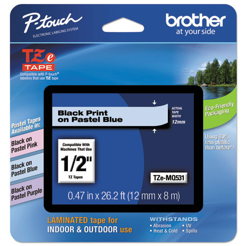 Photos - Other consumables Brother P-Touch Tz Standard Adhesive Laminated Labeling Tape, 0.47" X 26.2 