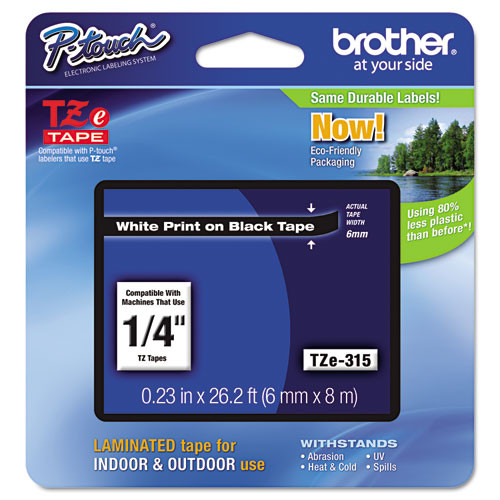 Photos - Other consumables Brother P-Touch Tze Standard Adhesive Laminated Labeling Tape, 0.23" X 26. 