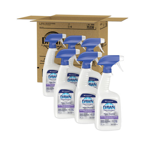 Dawn Professional Liquid Ready-to-use Grease Fighting Power Dissolver Spray, 32 Oz Trigger On Spray Bottle, 6/carton ( PGC75330 