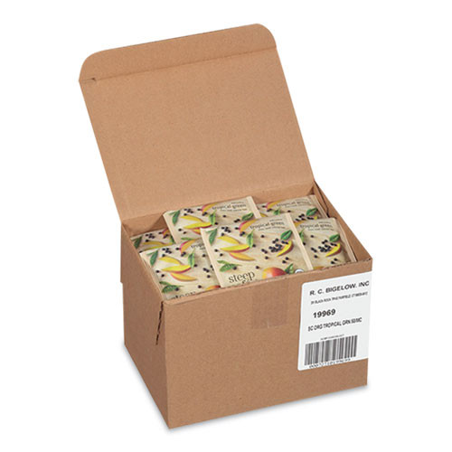 Bigelow Steep Caf Organic Green Tea, Tropical, 50 Bags/carton ( BTCRCB19969 )