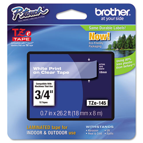 Photos - Other consumables Brother P-Touch Tze Standard Adhesive Laminated Labeling Tape, 0.7" X 26.2 