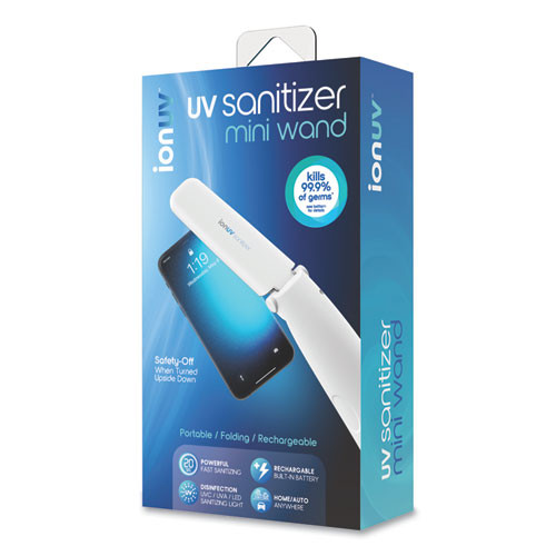 Tzumi Ionuv Mini Sanitizer Wand, White ( TZM7548ST )