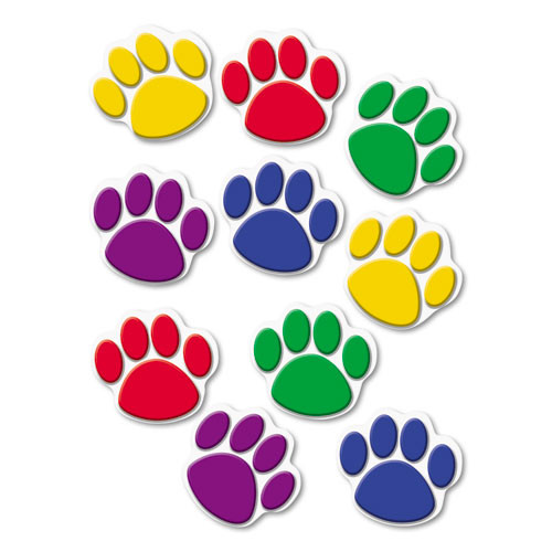 Photos - Other Jewellery Teacher Created Resources Paw Print Accents, Assorted Colors, 30 Pieces (