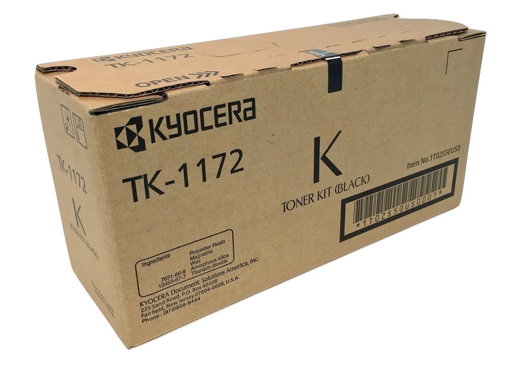Photos - Ink & Toner Cartridge Kyocera TK-1172 | 1T02S50US0 | Original  Toner Cartridge - Black KYOTK1172 