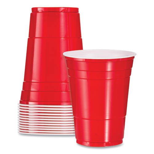 Photos - Darts Dart Solo Party Plastic Cold Drink Cups, 16 Oz, Red, 288/carton ( SCCY1612