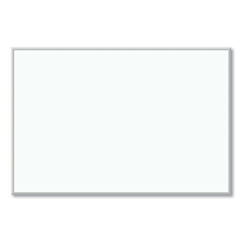U Brands Melamine Dry Erase Board, 72 X 48, White Surface, Silver Frame ( UBR033U0001 )