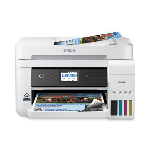 Photos - All-in-One Printer Epson Workforce St-c4100 Supertank Color Mfp, Copy/fax/print/scan ( EPSC11 