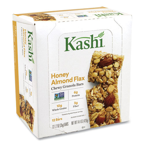 Kashi Chewy Granola Bars, Honey Almond Flax, 1.2 Oz Bar, 12 Bars/box, 2 Boxes/pack, Delivered In 1-4 Business Days ( GRR29500065