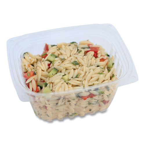 World Centric Pla Rectangular Deli Containers, 16 Oz, 4.8 X 5.9 X 2.8, Clear, 900/carton ( WORRDCS16 )