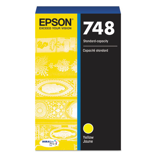 Photos - Ink & Toner Cartridge Epson T748420 (748) Durabrite Pro Ink, Yellow  ( EPST748420 )