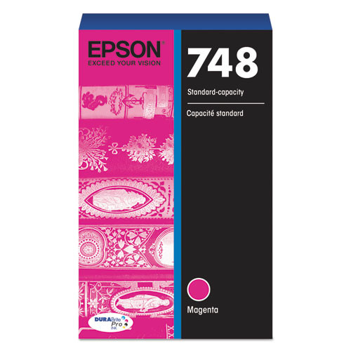 Photos - Ink & Toner Cartridge Epson T748320 (748) Durabrite Pro Ink, Magenta  ( EPST748320 )
