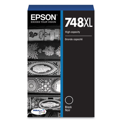 Photos - Ink & Toner Cartridge Epson T748xl120  Durabrite Pro High-yield Ink, 5000 Page-yield, Bla (748xl)