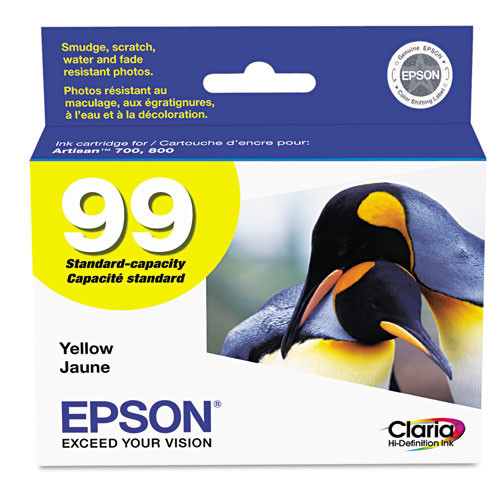 Photos - Ink & Toner Cartridge Epson T099420-s (99) Claria Ink, 450 Page-yield, Yellow  ( EPST099420S )