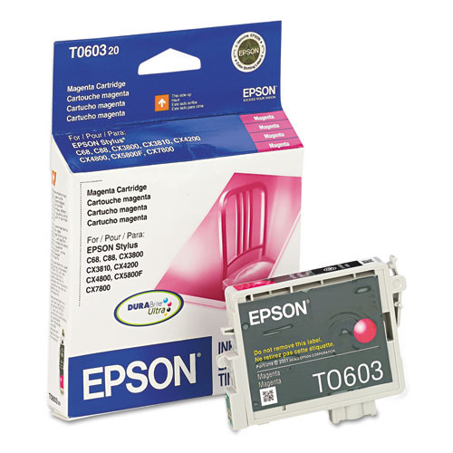 Photos - Ink & Toner Cartridge Epson T060320-s (60) Durabrite Ink, 450 Page-yield, Magenta ( EPST060320S 