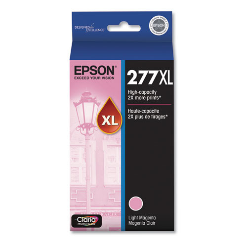 Photos - Ink & Toner Cartridge Epson T277xl620-s  Claria High-yield Ink, 740 Page-yield, Light Mag (277xl)