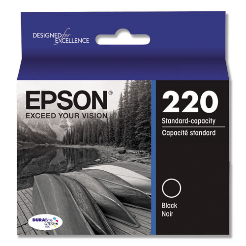 Photos - Ink & Toner Cartridge Epson T220120-s  Durabrite Ultra Ink, 175 Page-yield, Black ( EPST220 (220)
