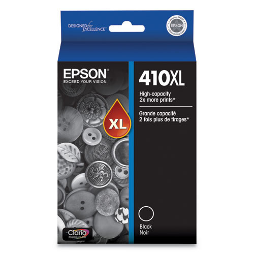 Photos - Ink & Toner Cartridge Epson T410xl020-s  Claria High-yield Ink, 500 Page-yield, Black ( E (410xl)