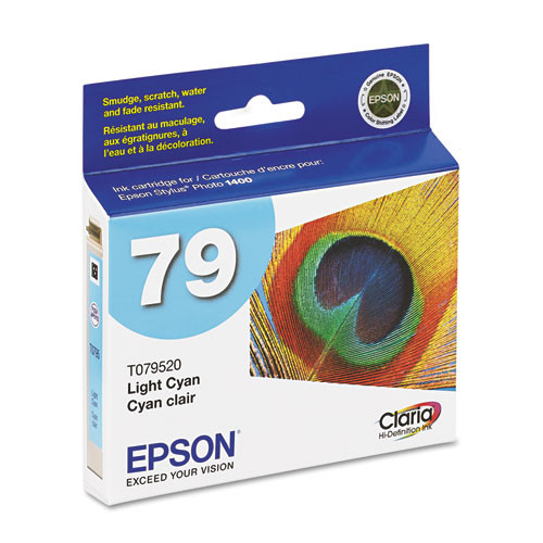 Photos - Ink & Toner Cartridge Epson T079520 (79) Claria High-yield Ink, 810 Page-yield, Light Cyan ( EPS 