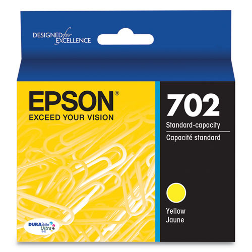 Photos - Ink & Toner Cartridge Epson T702420-s  Durabrite Ultra Ink, 300 Page-yield, Yellow ( EPST70 (702)