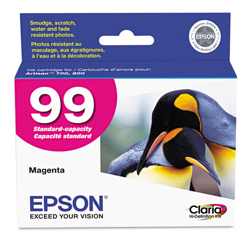 Photos - Ink & Toner Cartridge Epson T099320-s (99) Claria Ink, 450 Page-yield, Magenta  ( EPST099320S )