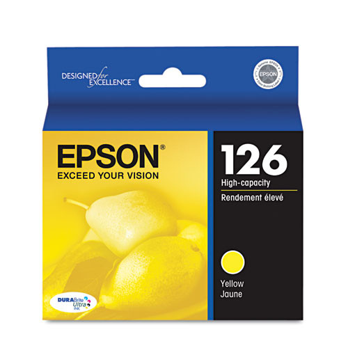 Photos - Ink & Toner Cartridge Epson T126420-s  Durabrite Ultra High-yield Ink, Yellow ( EPST126420S (126)