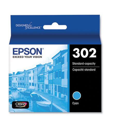 Photos - Ink & Toner Cartridge Epson T302220-s (t302) Claria Ink, Cyan  ( EPST302220S )