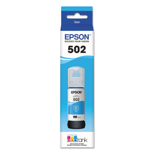 Photos - Ink & Toner Cartridge Epson T502220-s (502) Ink, 6,000 Page-yield, Cyan  ( EPST502220S )