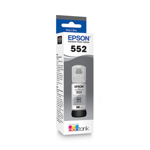 Photos - Ink & Toner Cartridge Epson T552520s (t552) Claria High-yield Ink, 70 Ml, Gray  ( EPST552520S )