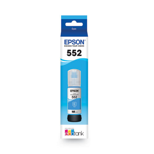 Photos - Ink & Toner Cartridge Epson T552220s (t552) Claria High-yield Ink, 70 Ml, Cyan  ( EPST552220S )