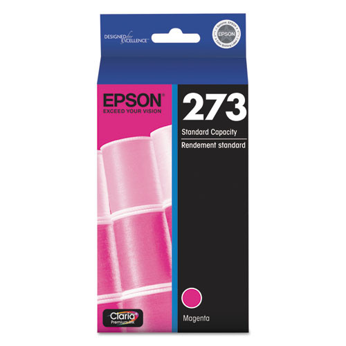 Photos - Ink & Toner Cartridge Epson T273320-s (273) Claria Ink, 300 Page-yield, Magenta  ( EPST273320S )
