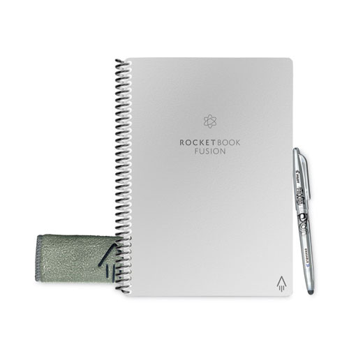 Photos - Notebook RocketBook Fusion Smart , Seven Assorted Page Formats, Black Cover 