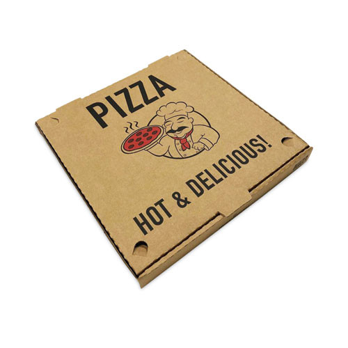 BluTable Pizza Boxes, 14 X 14 X 1.75, Kraft, 50/pack ( RMA661631253328 )