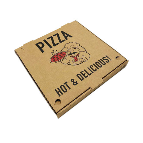 BluTable Pizza Boxes, 10 X 10 X 1.75, Kraft, 50/pack ( RMA661631253304 )