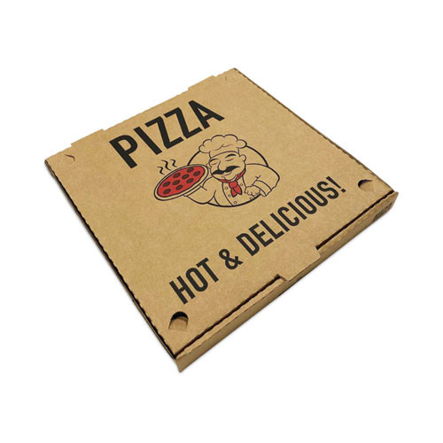 BluTable Pizza Boxes, 12 X 12 X 1.75, Kraft, 50/pack ( RMA661631253311 )