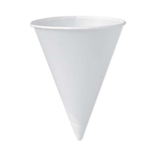 Photos - Darts Dart Bare Treated Paper Cone Water Cups, 6 Oz, White, 200/sleeve, 25 Sleev