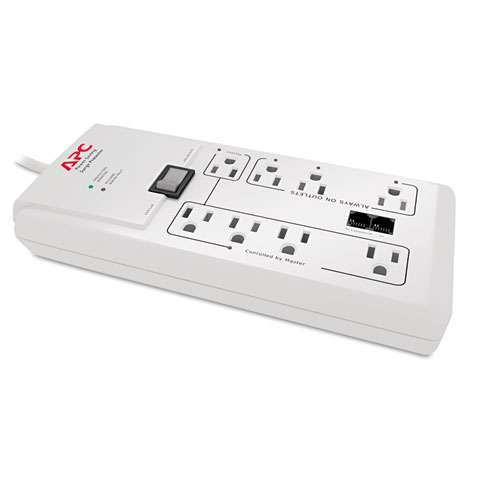 Photos - Surge Protector / Extension Lead APC Home/office Surgearrest Protector, 8 Outlets, 6 Ft Cord, 2030 Joules, 