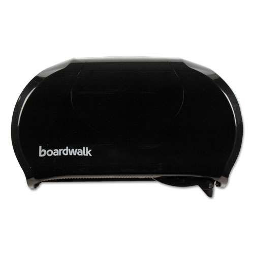 Photos - Toilet Paper Holder Boardwalk Standard Twin Toilet Tissue Dispenser, 13 X 8 3/4, Black ( BWK15